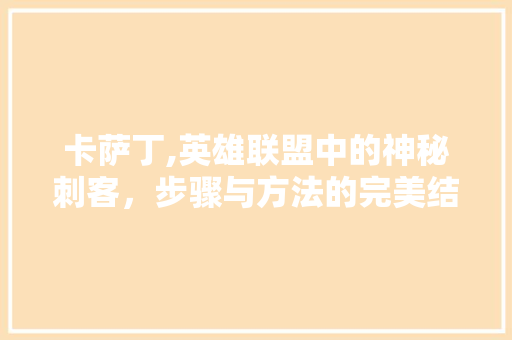 卡萨丁,英雄联盟中的神秘刺客，步骤与方法的完美结合