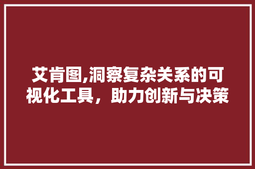 艾肯图,洞察复杂关系的可视化工具，助力创新与决策