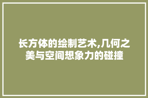长方体的绘制艺术,几何之美与空间想象力的碰撞