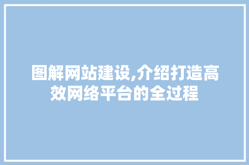 图解网站建设,介绍打造高效网络平台的全过程