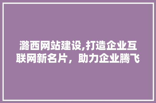 潞西网站建设,打造企业互联网新名片，助力企业腾飞 友链在线