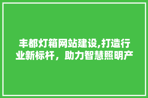 丰都灯箱网站建设,打造行业新标杆，助力智慧照明产业升级