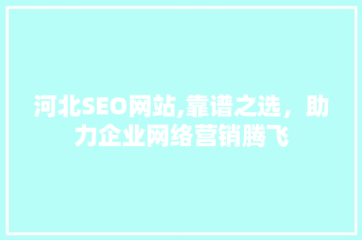 河北SEO网站,靠谱之选，助力企业网络营销腾飞