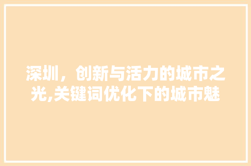 深圳，创新与活力的城市之光,关键词优化下的城市魅力解读