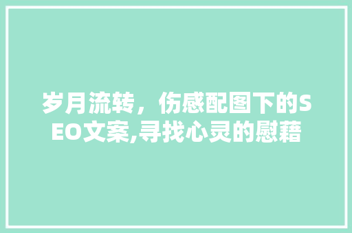 岁月流转，伤感配图下的SEO文案,寻找心灵的慰藉