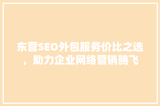 东营SEO外包服务价比之选，助力企业网络营销腾飞