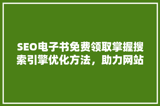 SEO电子书免费领取掌握搜索引擎优化方法，助力网站流量翻倍