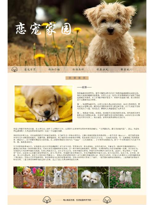 狗狗网站设计,打造宠物生活新体验的科技平台 狗狗网站设计,打造宠物生活新体验的科技平台 建站教程